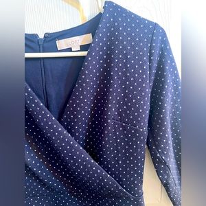 LOFT Small 50’s/ vintage style wrap dress.